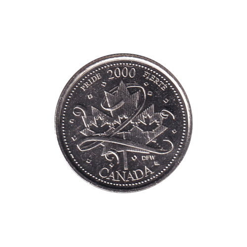 2000 25 cents Ingenuity/February BU (MS-63) CHOICE