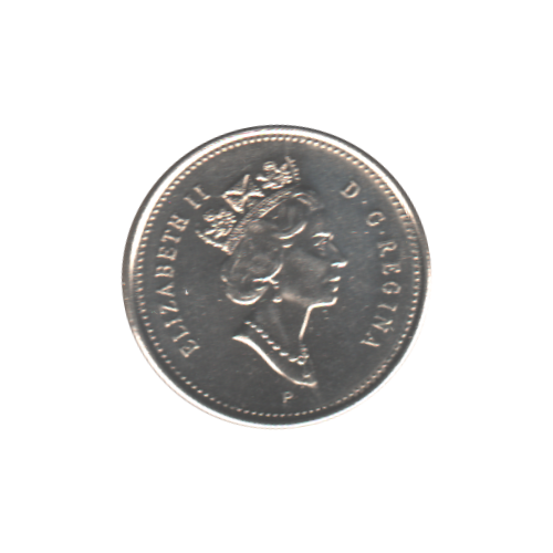 2001-P 25 cents AU-UNC