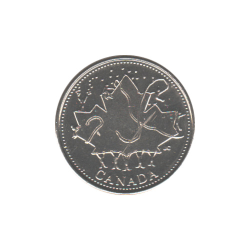 2002 25 cents Canada Day AU