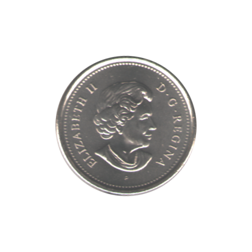 2004-P 25 cents Color Poppy BU (MS-63) - CHOICE 