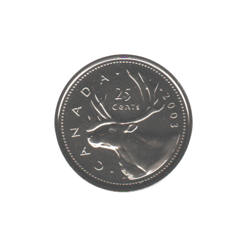 2003-P 25 cents Old Effigy BU (MS-63) - CHOICE