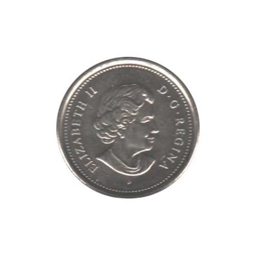 2003-P 25 cents New Effigy AU 