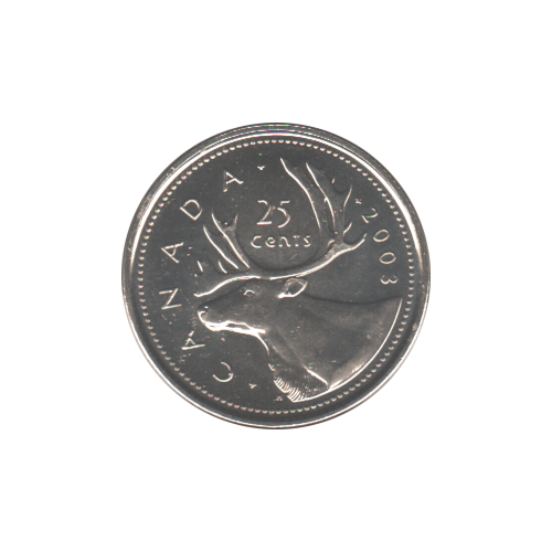 2003-P 25 cents New Effigy BU (MS-62)