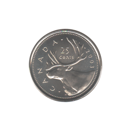 2003-P 25 cents New Effigy BU (MS-64) - CHOICE +