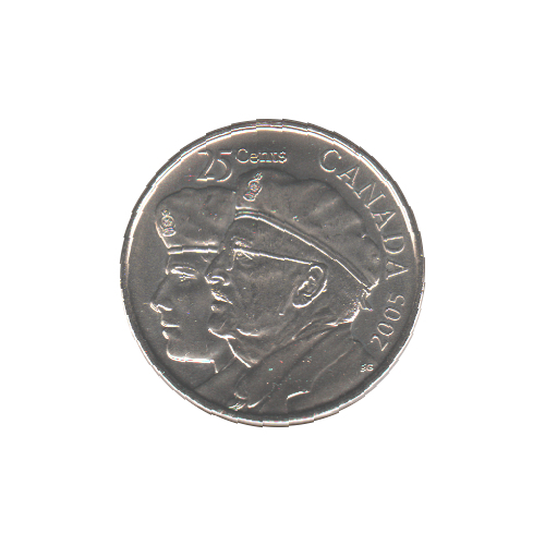 2005 25 cents Veterans BU (MS-63) - CHOICE
