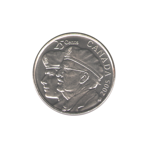 2005 25 cents Veterans BU (MS-62)