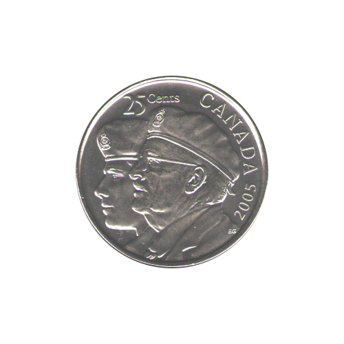 2005 25 cents Veterans BU (MS-67) - SUPERBE