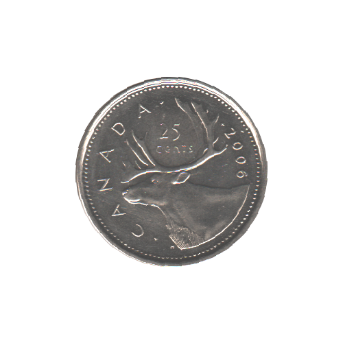 2006-P 25 cents BU (MS-62)