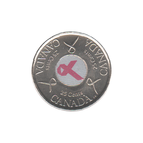 2006 25 cents PINK RIBBON BU (MS-62)