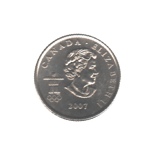 2007 25 cents ALPINE SKI BU (MS-63) - CHOICE