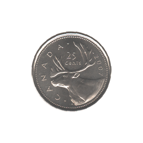 2007 25 cents BU (MS-63) - CHOICE