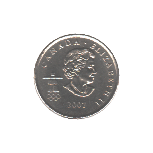 2007 25 cents BIATHLON BU (MS-63) - CHOICE