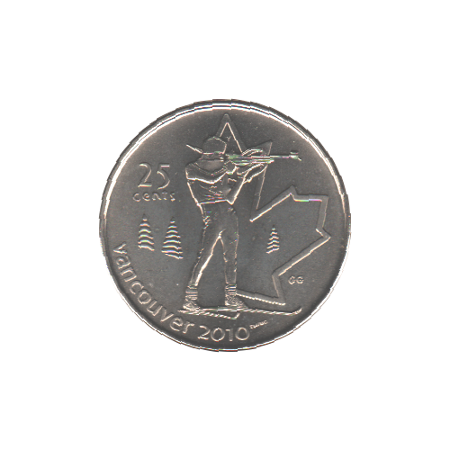 2007 25 cents BIATHLON BU (MS-64) - CHOICE +