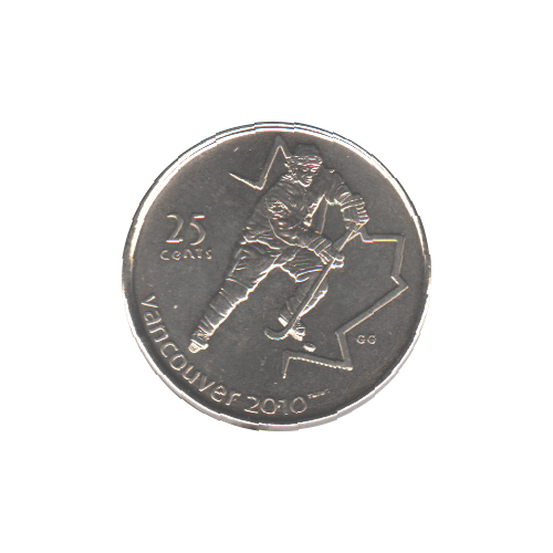2007 25 cents HOCKEY BU (MS-63) - CHOICE