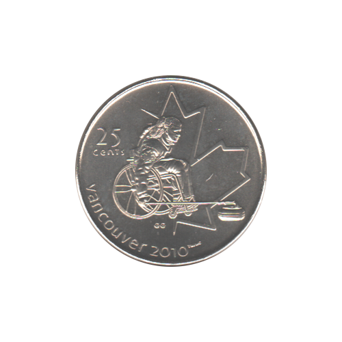 2007 25 cents BU Armchair Curling (MS-63) - Choice