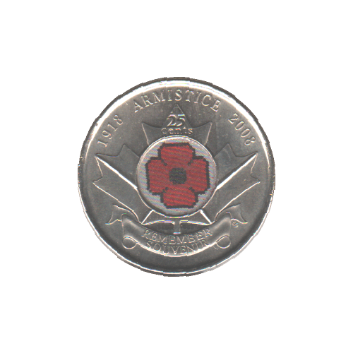 2008 25 cents POPPY BU (MS-63) - CHOICE