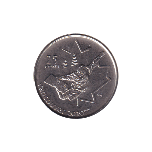 2008 25 cents Surf des Neiges BU (MS-64) - CHOICE +