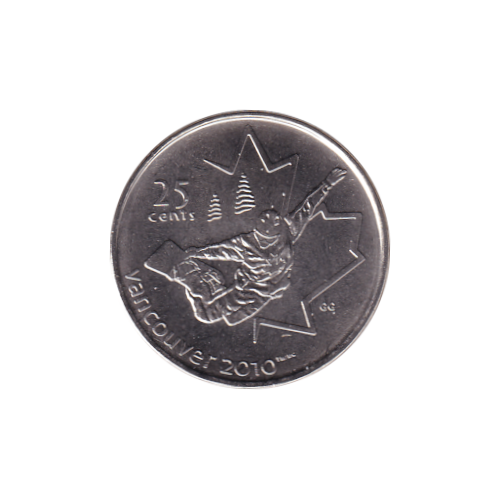 2008 25 cent Surf des Neiges BU (MS-69) - NEAR PERFECT