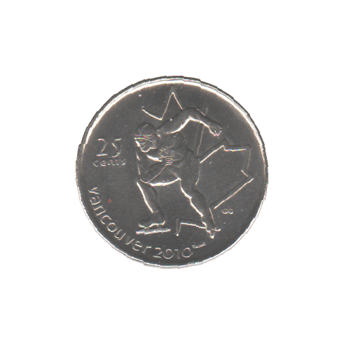 2009 25 cents SPEED SKATING BU (MS-63) - CHOICE