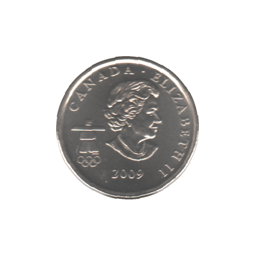 2009 25 cents CROSS-COUNTRY SKIING BU (MS-63) - CHOICE