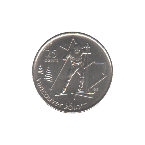 2009 25 cents CROSS-COUNTRY SKIING BU (MS-63) - CHOICE