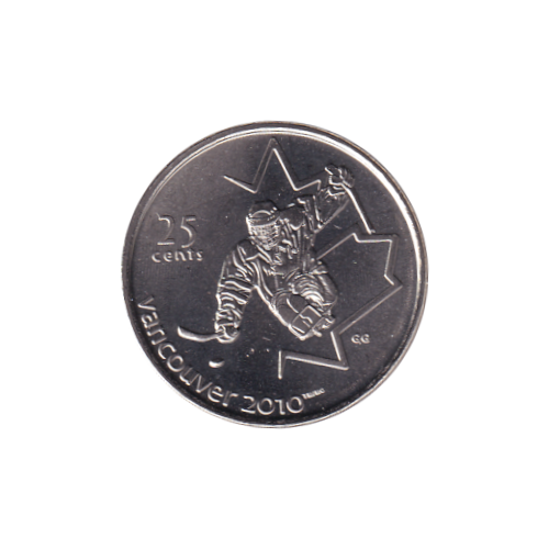 2009 25 cents Sledge Hockey BU (MS-63) CHOICE