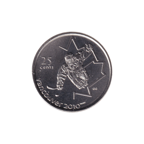 2009 25 cents Sledge Hockey BU (MS-64) CHOICE +