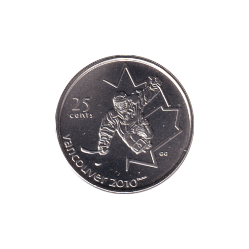 2009 25 cents Sledge Hockey BU (MS-66) GEM + 