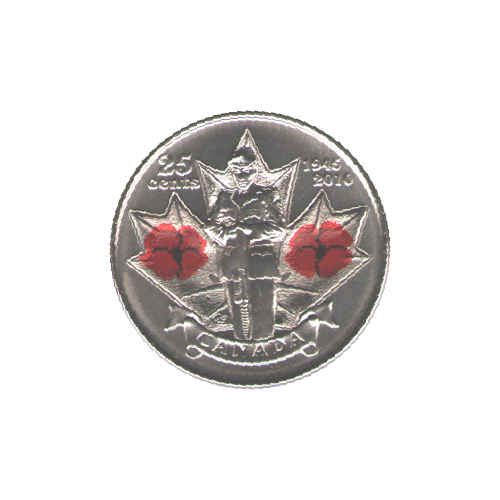2010 25 cents COQUELICOT BU (MS-65) - GEM