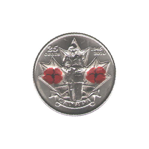2010 25 cents COQUELICOT BU (MS-66) - GEM +
