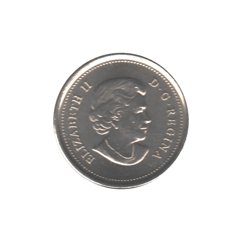 2011 25 cents Wood Bison Coloured BU (MS-62)