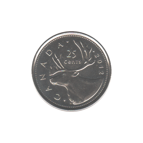 2012 25 cents BU (MS-63) - CHOICE