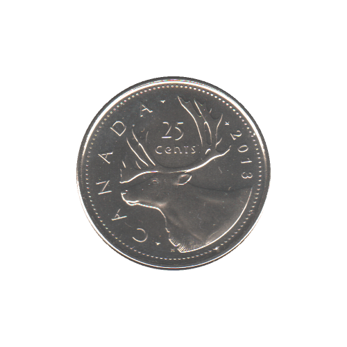 2013 25 cents BU (MS-63) - CHOICE