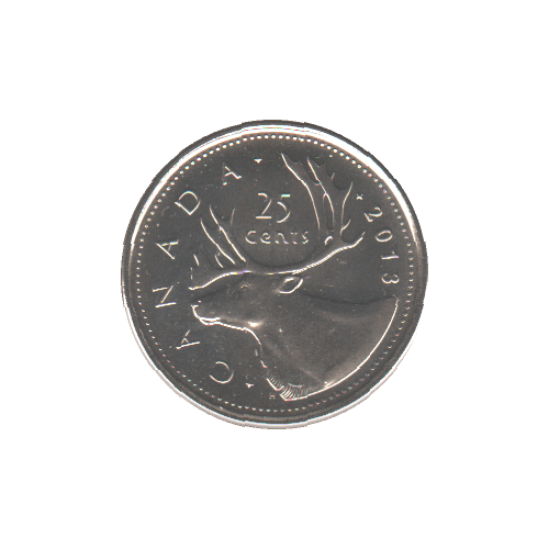 2013 25 cents BU (MS-64) - CHOICE +