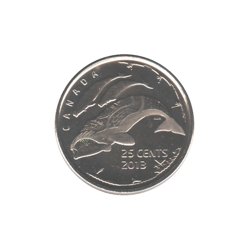 2013 25 Cents WHALES BU (MS-64) - CHOICE +