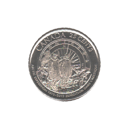 2013 25 cents FROSTED EXPLORERS BU (MS-62)