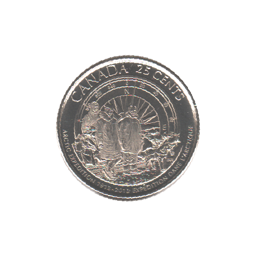 2013 25 cents FROSTED EXPLORERS BU (MS-64) - CHOICE +