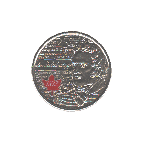 2013 25 Cents SALABERRY COLOR BU (MS-63) - CHOICE