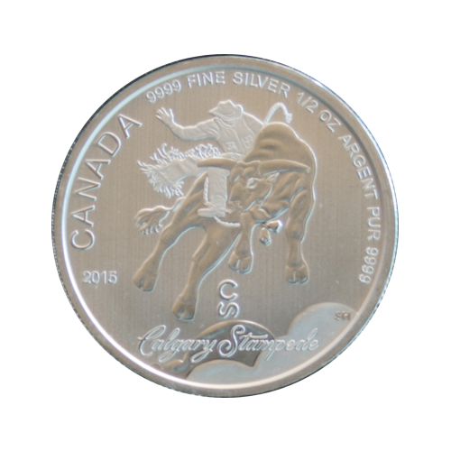 2015 Canada $2 Stampede - 1/2 oz silver .9999 (*2.8% DISCOUNT with e-interac)