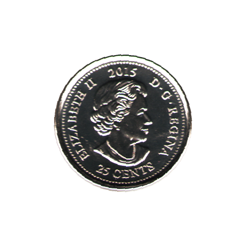 2015 25 cents COQUELICOT COULEUR BU (MS-65) - GEM