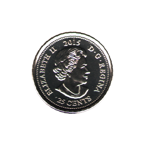 2015 25 cents COQUELICOT COULEUR BU (MS-67) - SUPERBE