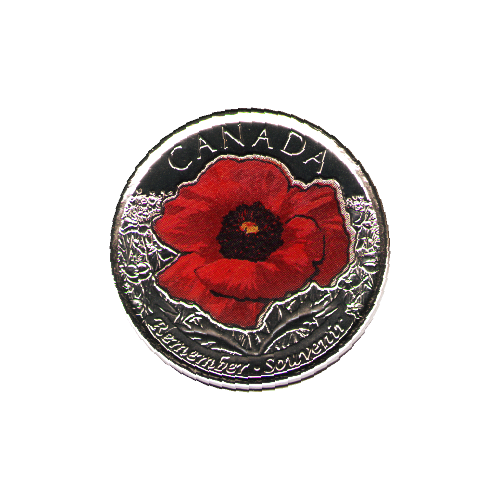 2015 25 cents COQUELICOT COULEUR BU (MS-67) - SUPERBE