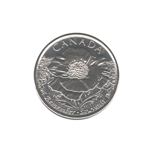 2015 25 cents COQUELICOT NC BU (MS-64) - CHOICE +