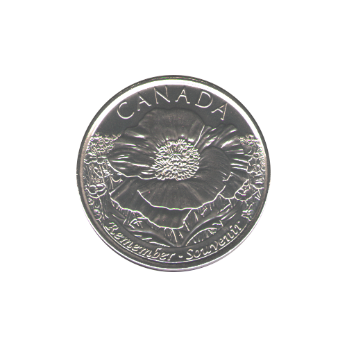 2015 25 cents COQUELICOT NC BU (MS-65) - GEM