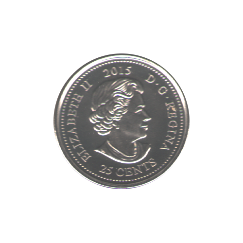 2015 25 cents COQUELICOT NC BU (MS-68) - SUPERBE +