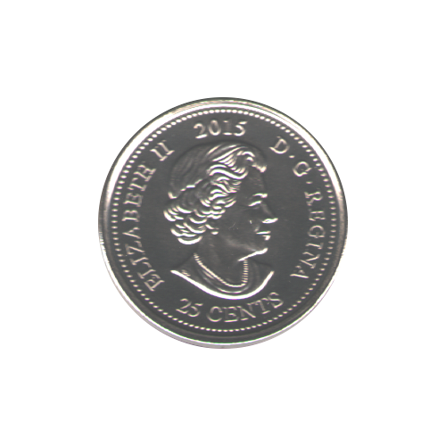 2015 25 cents COQUELICOT NC BU (MS-69) - SUPERBE +