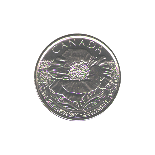 2015 25 cents COQUELICOT NC BU (MS-69) - SUPERBE +