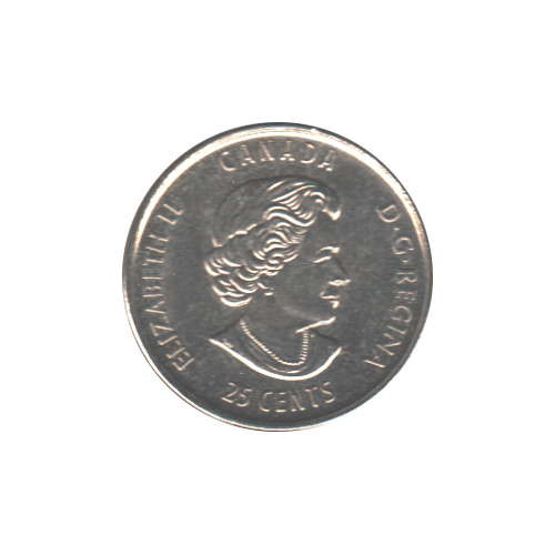 2017 25 Cents Stanley Cup BU (MS-62)