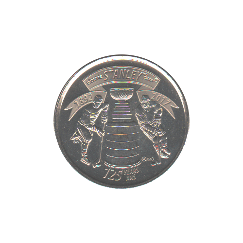 2017 25 Cents Stanley Cup BU (MS-63) - CHOICE