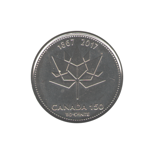 2017 50 cents CANADA 150 BU (MS-64) CHOICE +